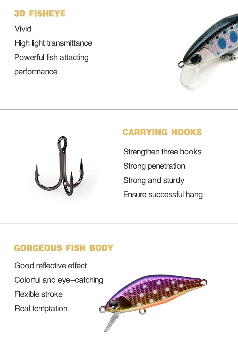 Issen Señuelo Duro para Trucha, Lucio, Perca y Lubina - imagen 5