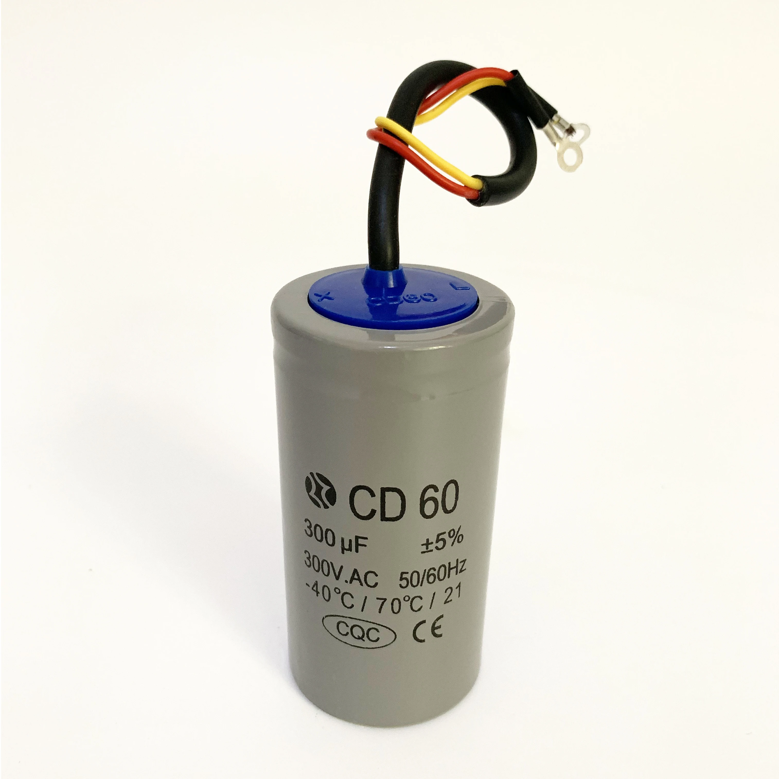 Kiger staring capacitor CD60,300uf,300V.AC,50/60Hz,-40/70 temperature/21