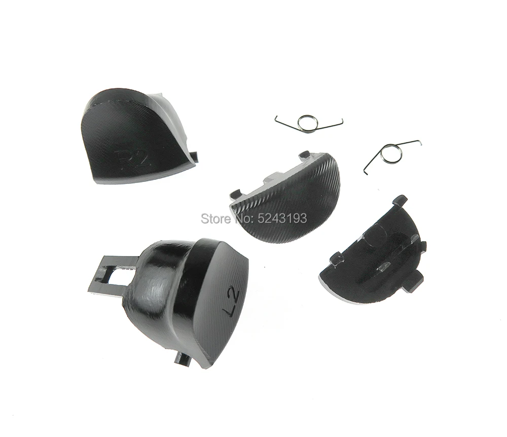 5 مجموعات مخصص معدن الألومنيوم L1 R1 L2 R2 موسع الزناد زر تحكم إصلاح لسوني بلاي ستيشن 4 PS4 برو JDM 040 JDS 040