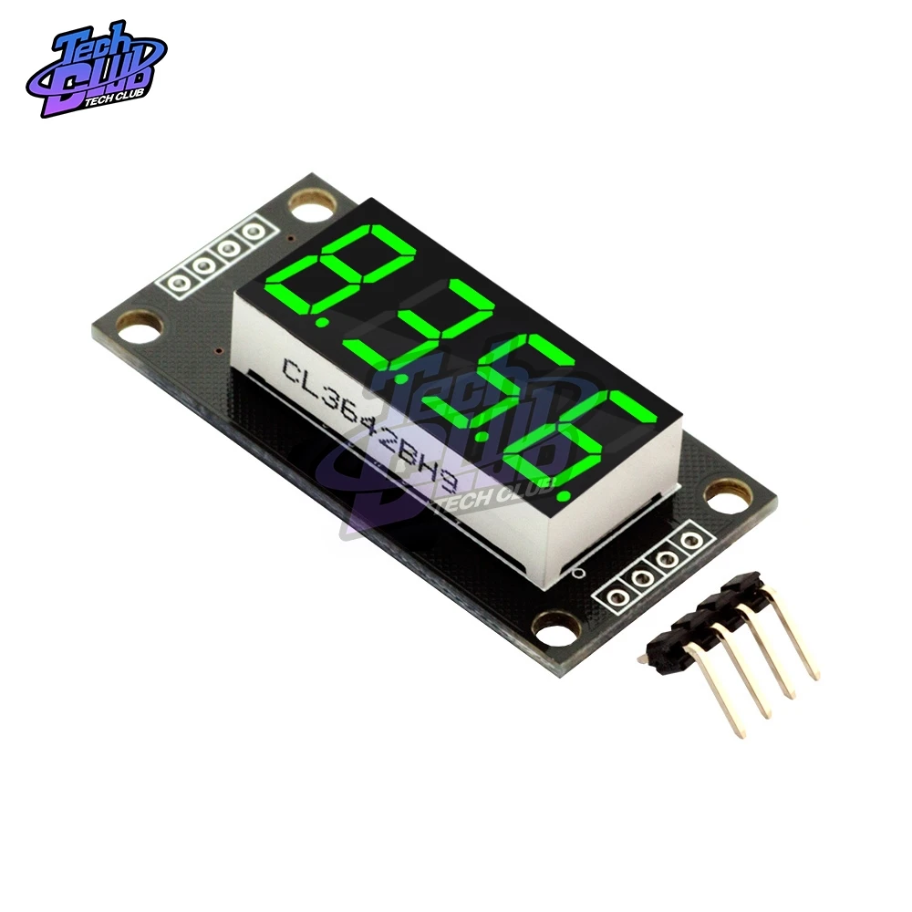 Green Color TM1637 4-Digit LED 0.36