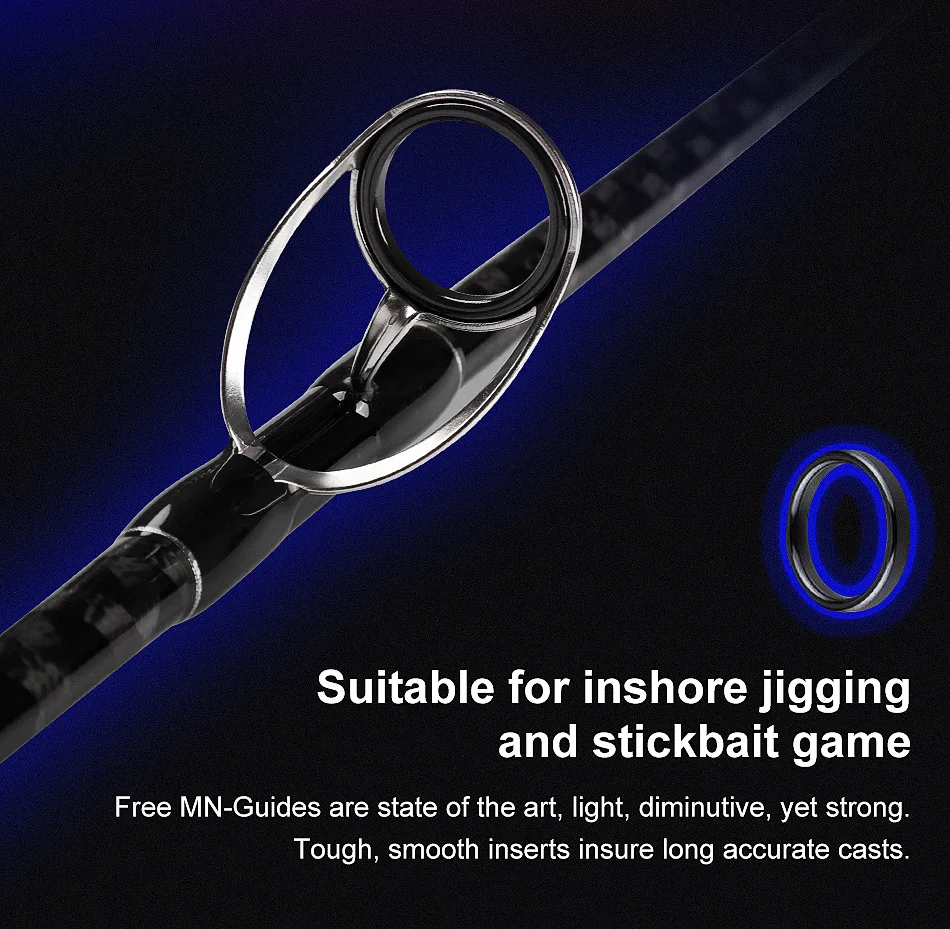 Noeby Stickbait Surf Spinnrute 2,75m 3,05m 2-teilig Shore Jigging H XH Power Köder 40-160g Salzwasser Meeresangelrute – Detail 10