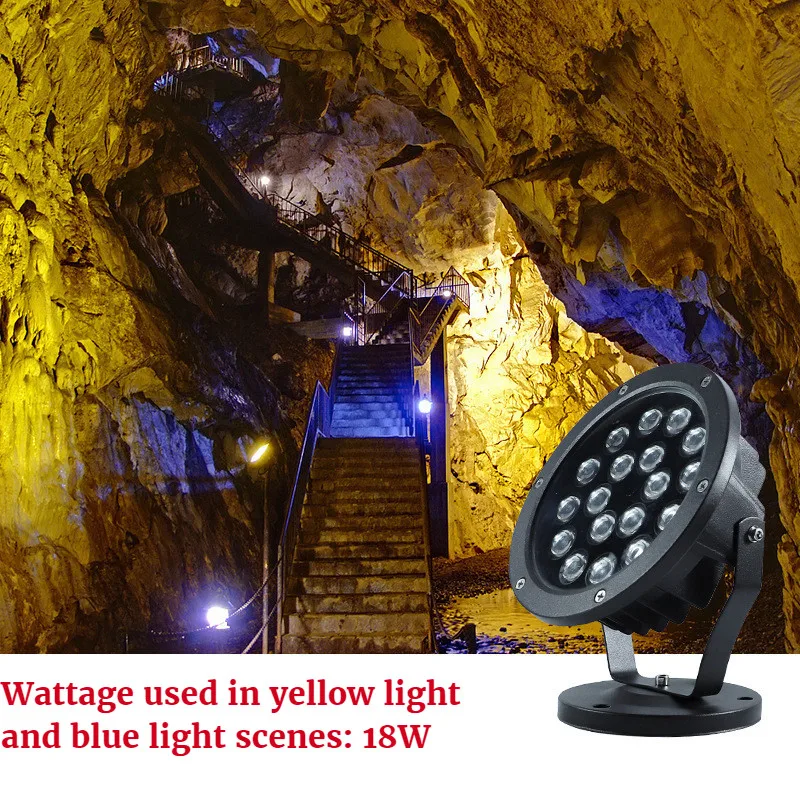 Landscape Lights Patio Garden Light Decoration Led Warm Light Wall Washer Light Rgbw Landscape Lighting Flood Light Path Lights