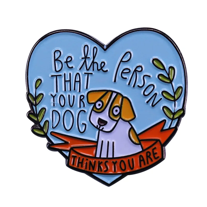 Wear dog heart pin with pride makes the world know you truly love for your canine friend!