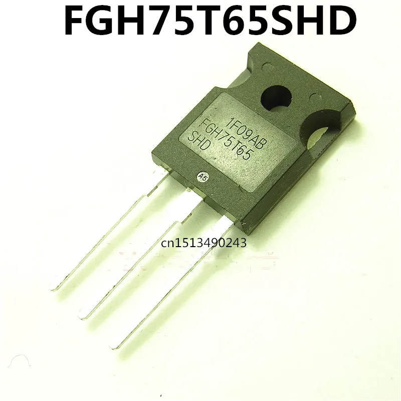 Original New 2pcs / FGH75T65SHD  TO-247 650V 75A TO247