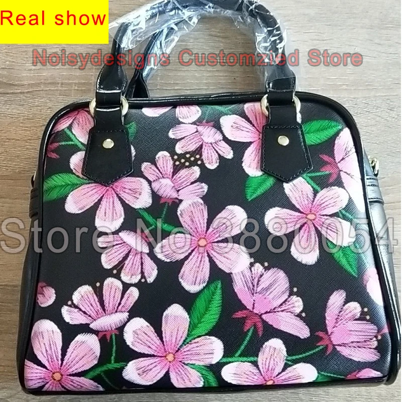 Benutzer definierte Luxus Leder Frauen Handtaschen weibliche Umhängetasche Dackel Hunde Designer Dame Tasche große Kapazität Blume Handtaschen