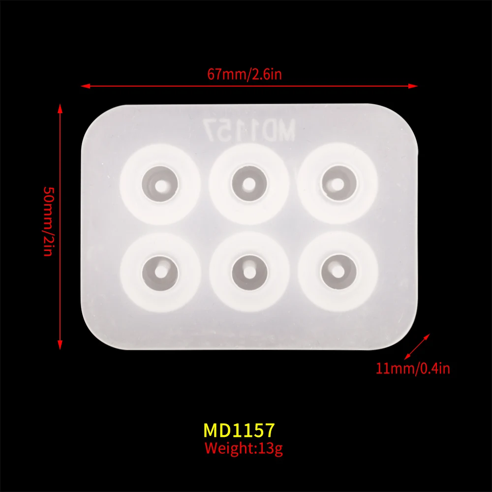 DM186 Bead Bracelet Resin Mold Earrings Pedants Silicone Ball Mould For UV Epoxy Resin Jewelry Tools молды для эподной смолы - Image 2