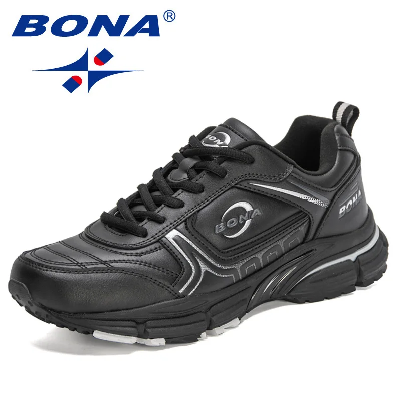 

BONA 2022 New Designers Popular Running Shoes Men Breathable Walking Jogging Sneakers Man Sports Athletic Footwear Mansculino