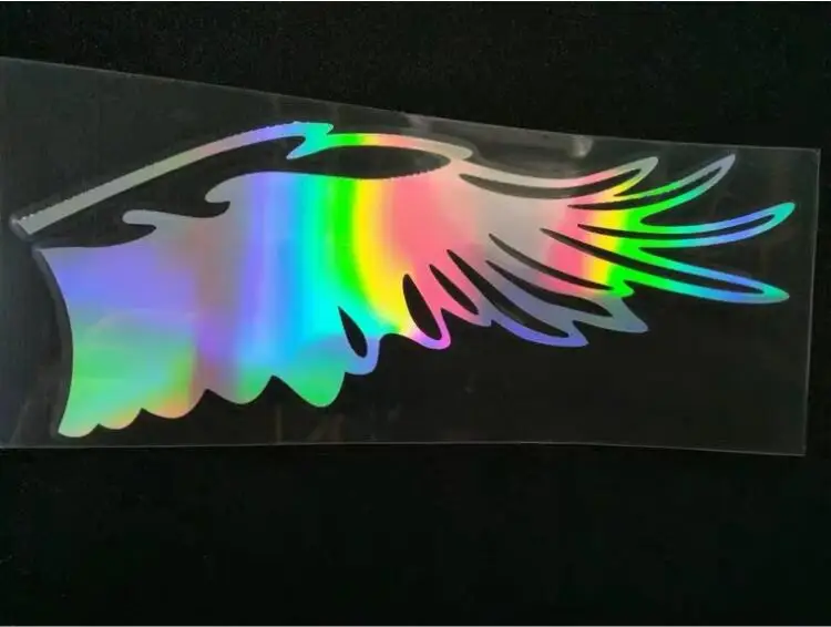 Rainbow Laser Colorful Car Film Vinyl Wrap DIY Motorcycle Mobile Phone Laptop Scooter Bike Skin Cup PVC Sticker Silver