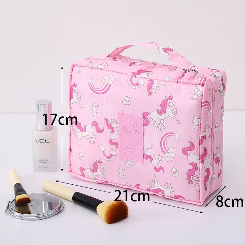 FUDEAM-Bolsa de almacenamiento multifunción para mujer, bolsa de cosméticos portátil, impermeable, para viaje, artículos de tocador