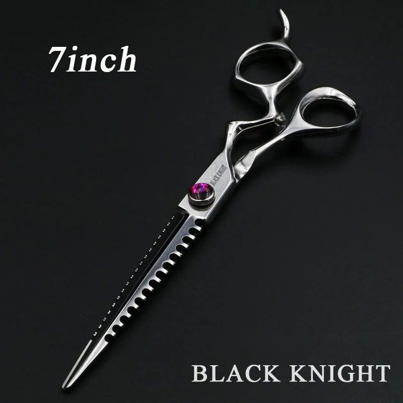 

Black Knight 7 Inch Cutting Scissors Professional Pet Shears Hair Hairdressing Barber Scissors Human & Dogs & Cats High Quality