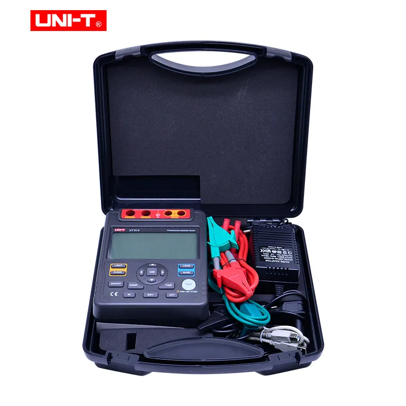 UNI-T testeur d'isolation numérique UTorgLCD rétro-éclairage 2500V plage automatique mégohmmètre numérique Ohm mètre