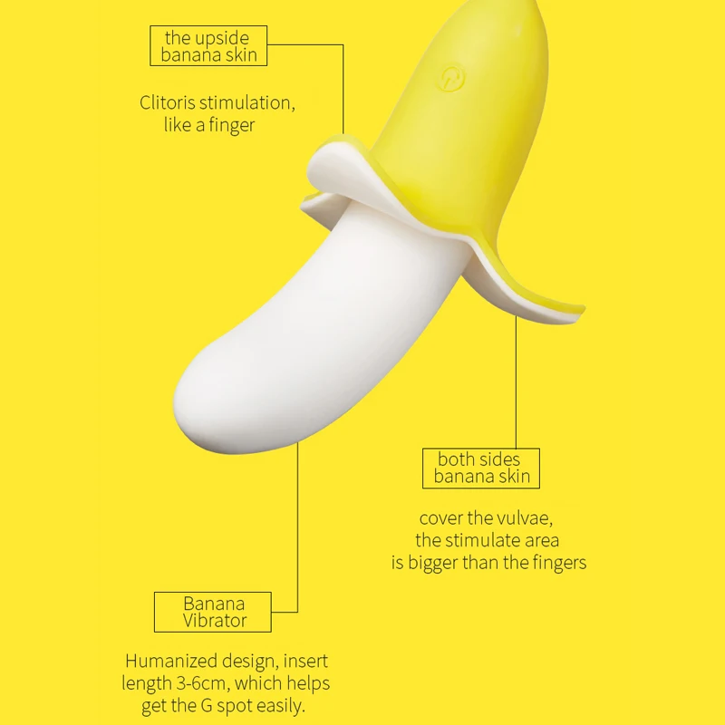 Banana Dildos for Women Soft Silicone Flirting Vibrators Vaginal Vulva Massager Clit Stimulator Female Cute Sex Toys for Couples