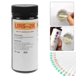 URS-2K Urine Test Strips Glucose Ketone Reagent Strip for Urinalysis