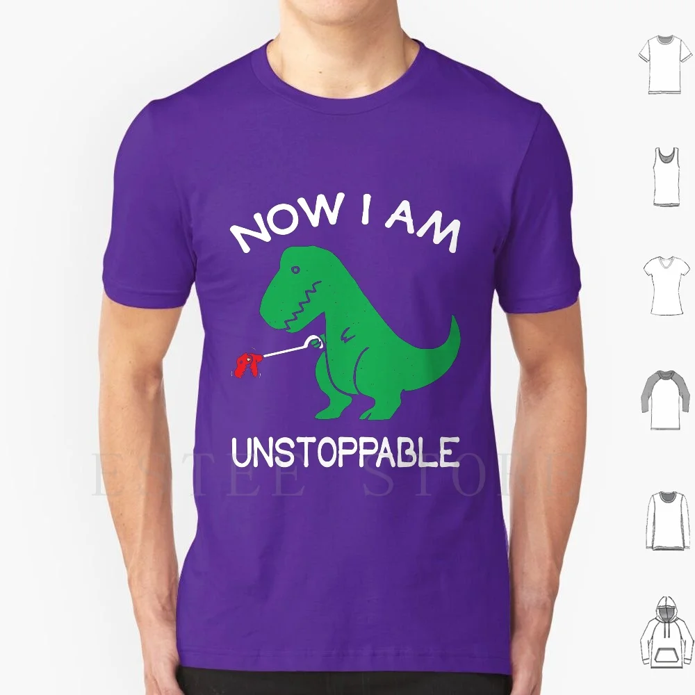 Now I'm Unstoppable-Funny T-Rex Dinosaur Gift T Shirt Men Cotton 6xl Funny T Rex Unstoppable Dinosaur Rex Trex Londonseite Dino