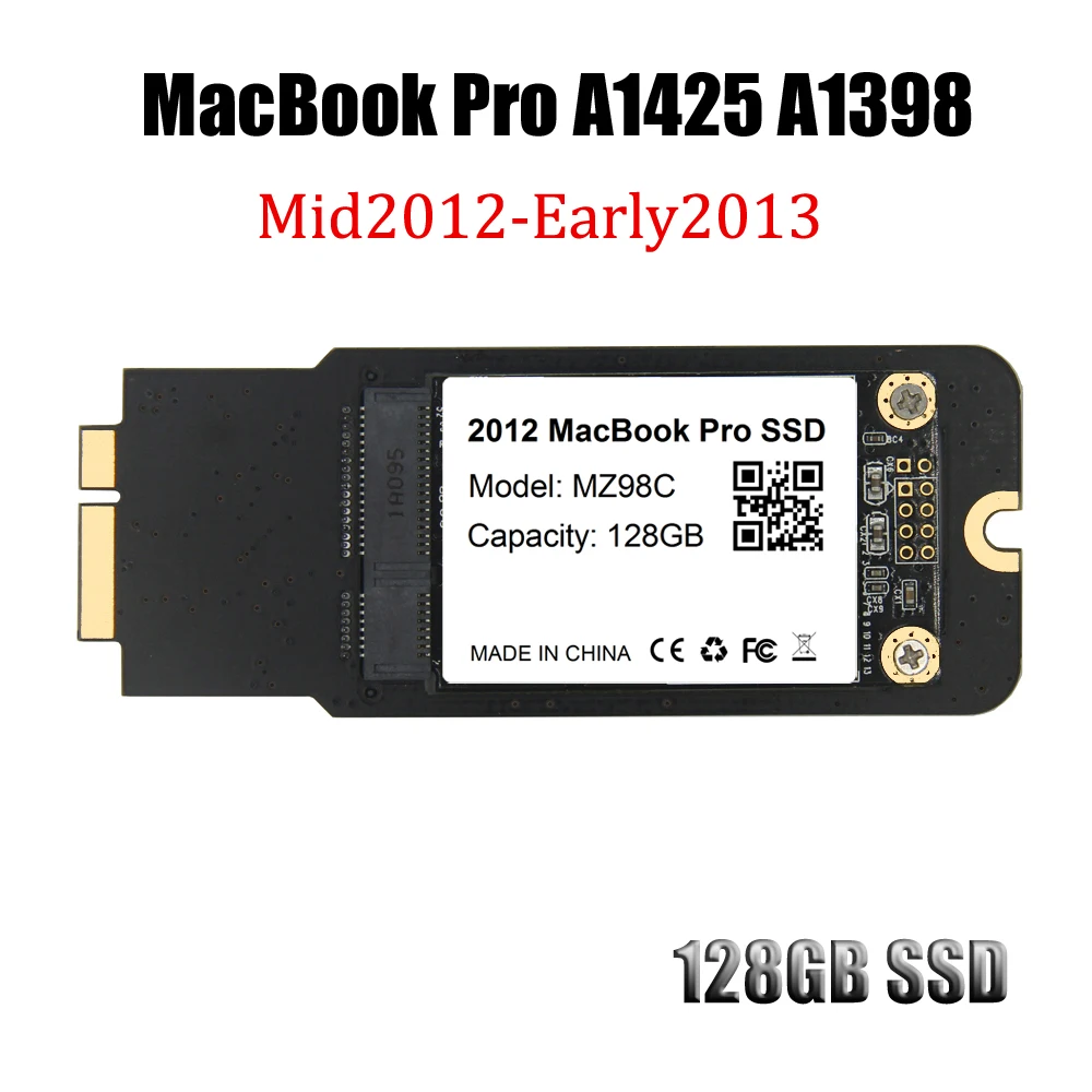 

New 128GB SSD For Apple Macbook Pro A1425 A1398 Mid2012-Early2013 Solid State Disk EMC 2557 2672 2512 2673 Mac HD