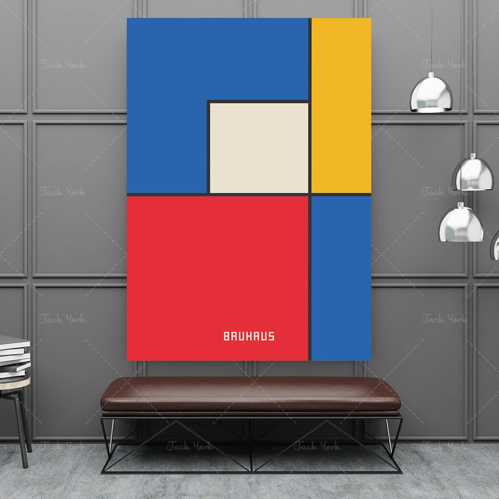 Bauhaus Print - Exhibition Poster - Minimalist Wall Art | Bauhaus Poster | Museum Poster | Printable Wall Art
