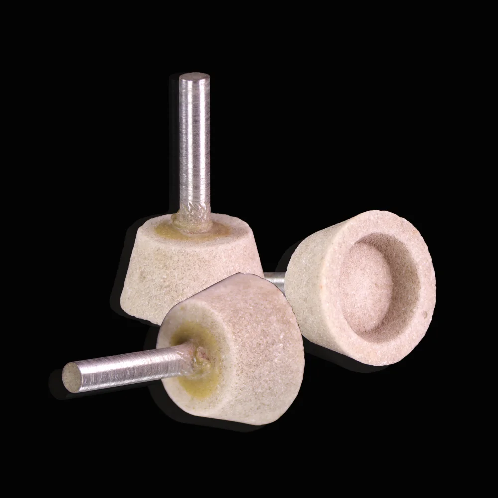 1pcs 6mm Shank Abrasive Mounted Stone For Dremel Rotary Tools Grinding Stone Wheel Head Dremel Tools Accessories