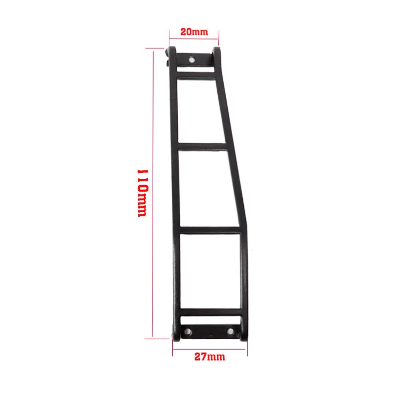 1 sztuk Metal drabina wspinaczkowa drabina tylna schody dla 1/10 zdalnie sterowany samochód gąsienicowy Traxxas TRX4 Benz G500 Axial SCX10 90046 D90