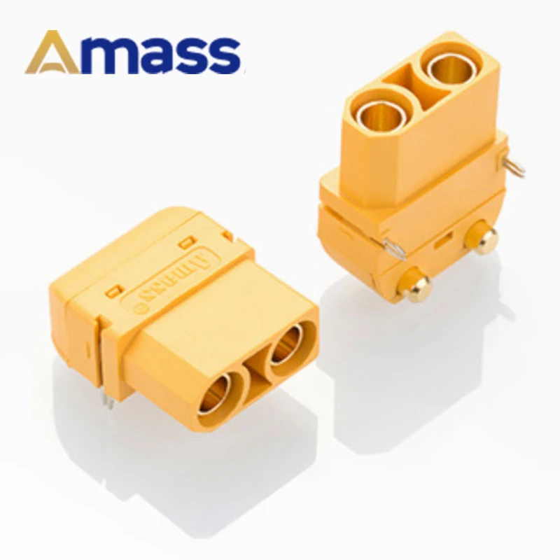 Amass XT90PW Gold-Plated Banana Plug Connector, Male and Female, 1 Pair for RC Hobby Model Lipo Battery, 40% Off, 4.5mm, 5 Pairs