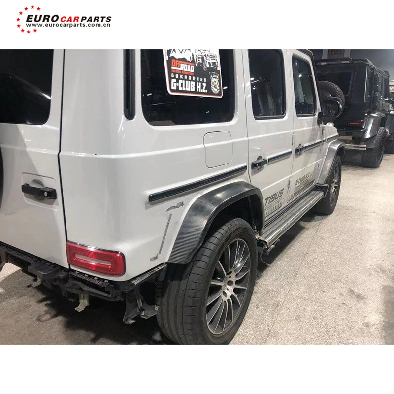 G class W464 W463A dry carbon material over fenders for G class W464 after 2018 year carbon parts for G class