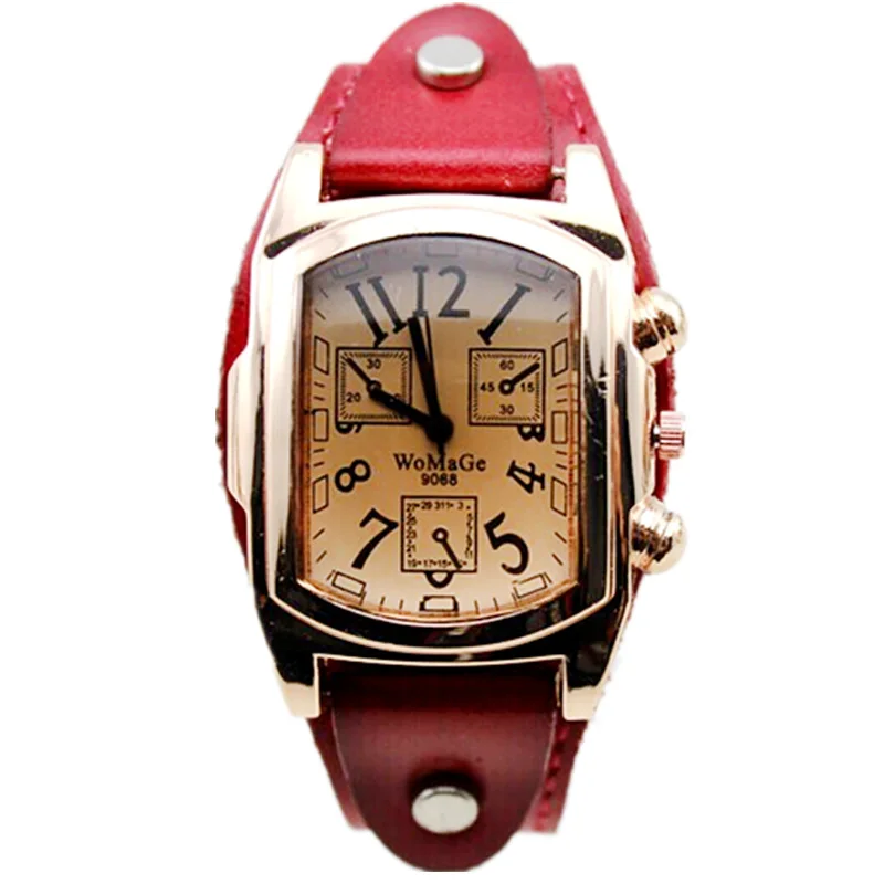 2019 Women Watches Fashion Ladies Watches Womage Vintage Fashion Rose Gold Square Head Quartz Watches Womens wristwatch