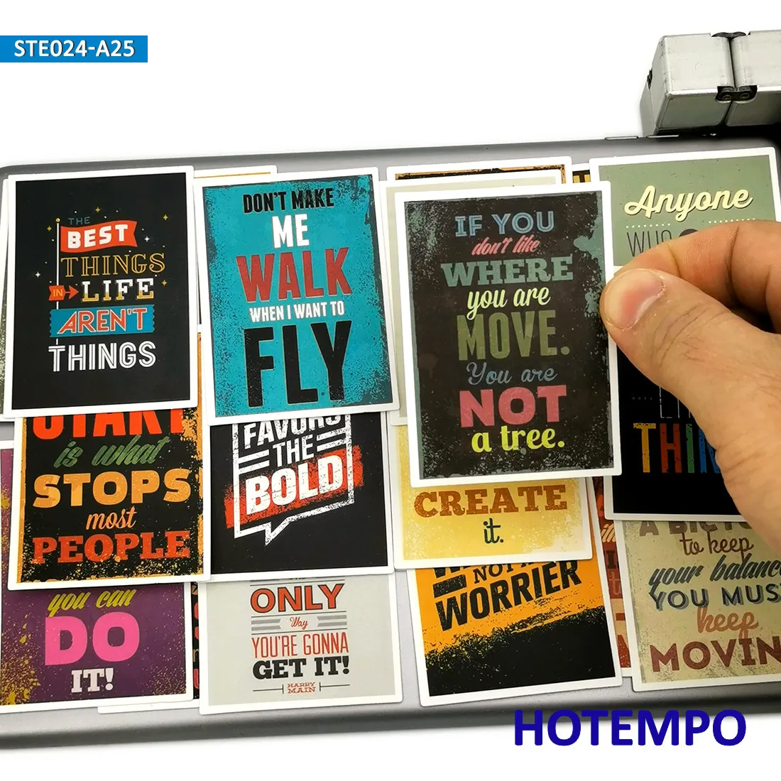 

Модный стильный Мотивирующий постер с позитивной энергией, 25 шт., наклейки для ноутбука, телефона, ноутбука, багажа, мотоцикла, автомобиля