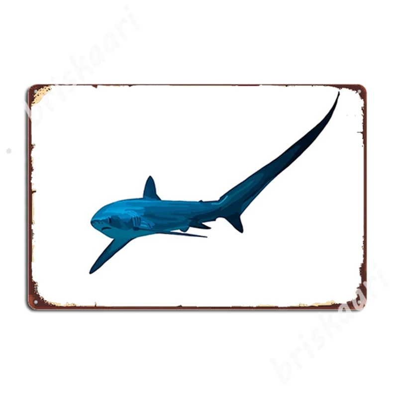 Thresher Shark Metal Signs Garage Decoration Mural Club Home Vintage Tin sign Posters