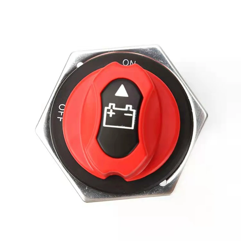 Interruttore batteria, interruttore principale di interruzione dell'alimentazione della batteria 12-48 V sezionatore di disconnessione per auto, veicolo, camper e barca (On/Off)