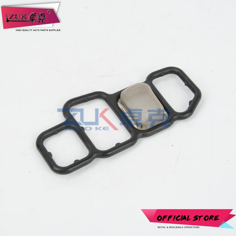 ZUK VTEC Solenoid Gasket Spool Valve Filter Assy For HONDA CIVIC ACCORD CITY CRV JADE VEZEL HRV 1.8L 2.0L OE# 15826-RNA-A01