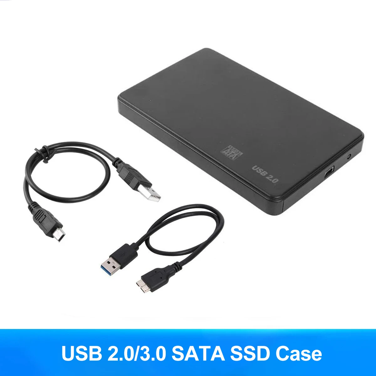 SSD Case 2.5inch hdd case SSD Enclosure Sata to USB 3.0 2.0 Adapter 6Gbps Hard Drive Box Support 2TB HDD Disk For Windows Mac OS