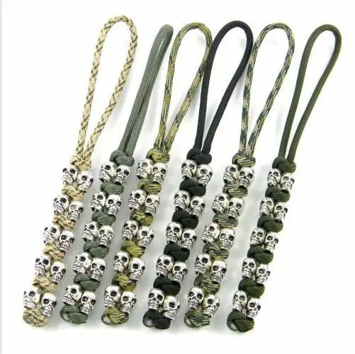Commercio all'ingrosso 10 pezzi Tibet argento antico Steampunk Skull Spacer Bead gioielli fai da te accessori per finiture artigianali per orecchini collana