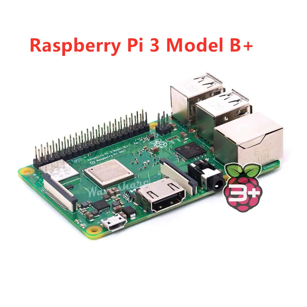 Imagem -02 - Raspberry pi Modelo b b Mais 3b Mais Plus a Terceira Geração um 1.4ghz 64-bit Quad-core Cortex-a53 Cpu Original