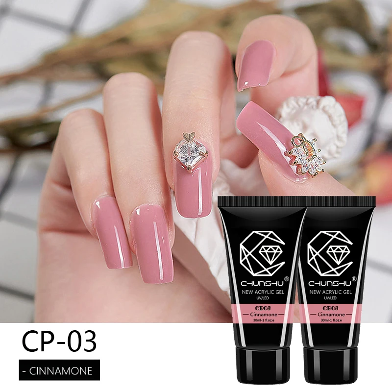 30G Poly Extension Gel Clear Builder Base Gel For Nails Quickly Extend Nail Strengthen Gel Long Lasting French Nail Art Manicure