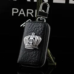 Funda para llave de coche con diamantes de imitación, funda de almacenamiento Universal duradera, funda protectora