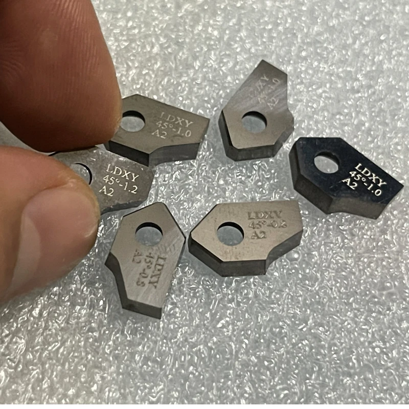 

45/55/60/65/70degrees Universal Valve Seat Reamer Disposable Shaped Blade Auto Repair Tool