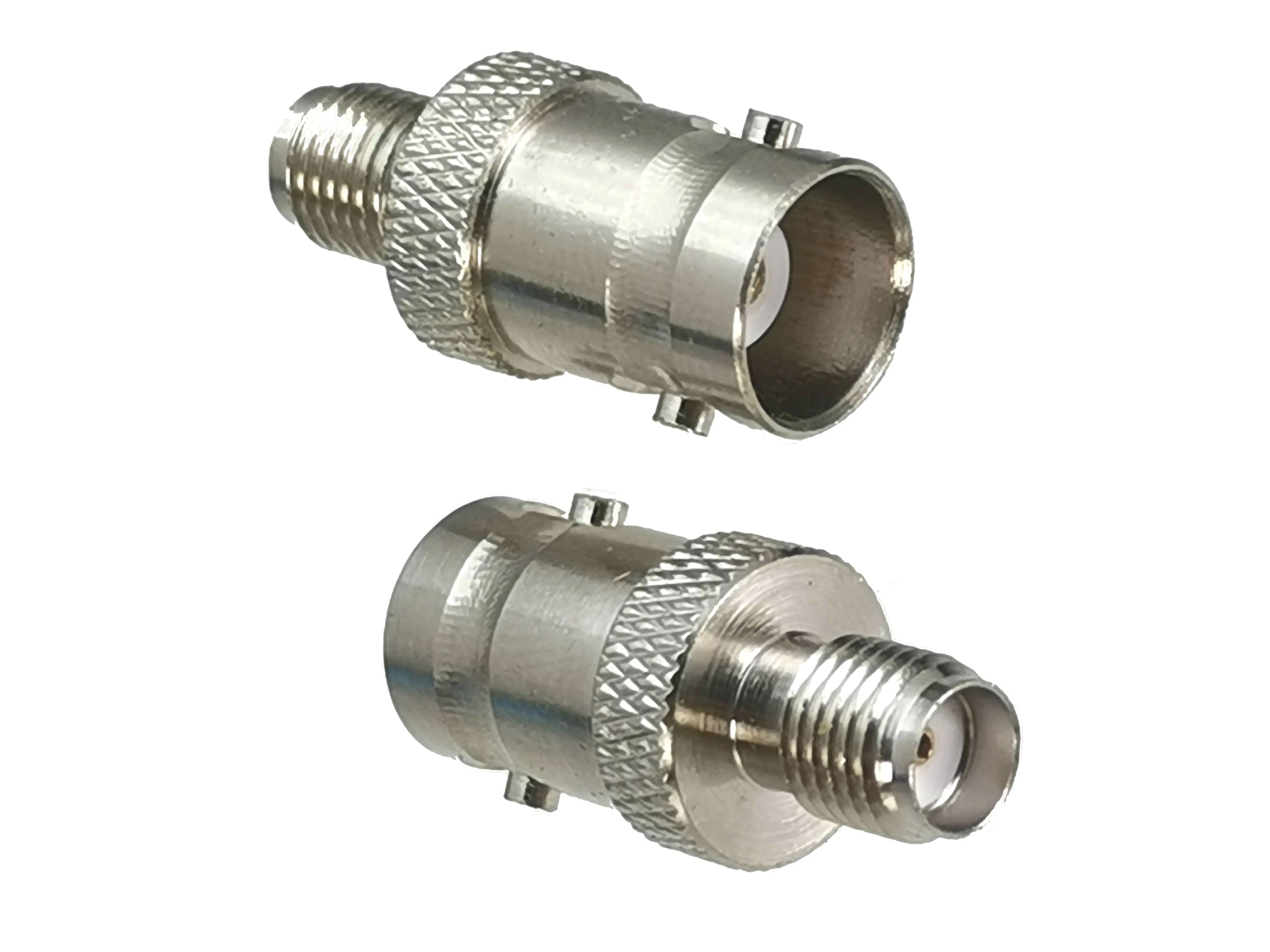 1pcs Connector Adapter SMA Female Jack to BNC Female Jack RF Coaxial Converter Nickel Plated