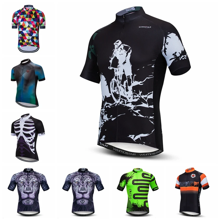 

2021 Cycling Jersey Men Bike Road MTB Bicycle Shirt Ropa Ciclismo Maillot Racing Top Mountain Riding Clothing Summer Green red