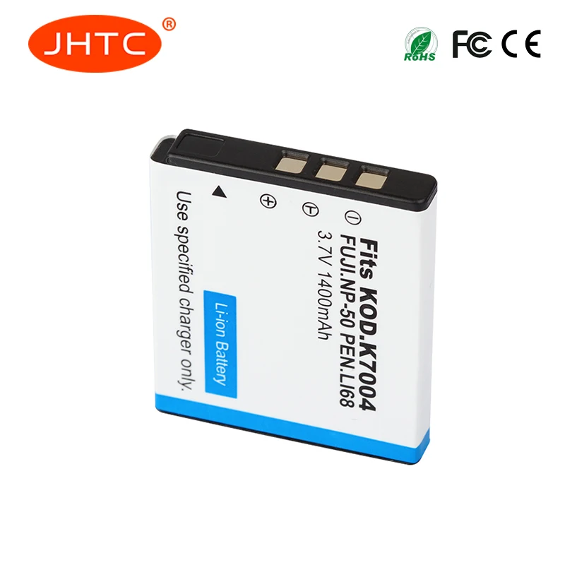 1400mAh FNP-50 FNP50 Camera Battery For Fujifilm X10 X20 XF1 F50 F75 NP50 KLIC-7004 KLIC-7004 K7004 D-Li68