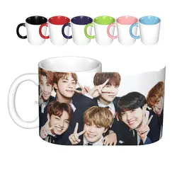 Ceramic Mugs Coffee Cups Milk Tea Mug Kpop Korean Korean Pop Music Boys ????? Army Amrys Jin V Jhope J Hope Rap Monster