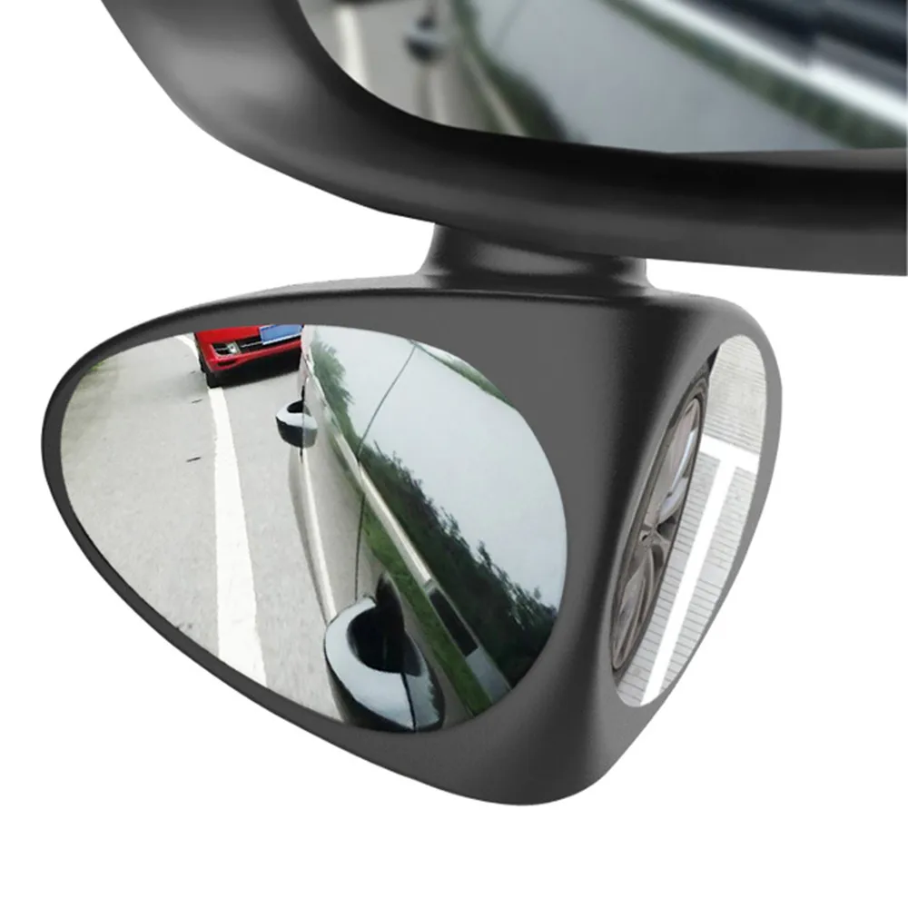 

2 in 1 Car Blind Spot Mirror Wide Angle Mirror 360 Rotation Adjustable Convex Rear View Mirror View Front Wheel Car Mirror