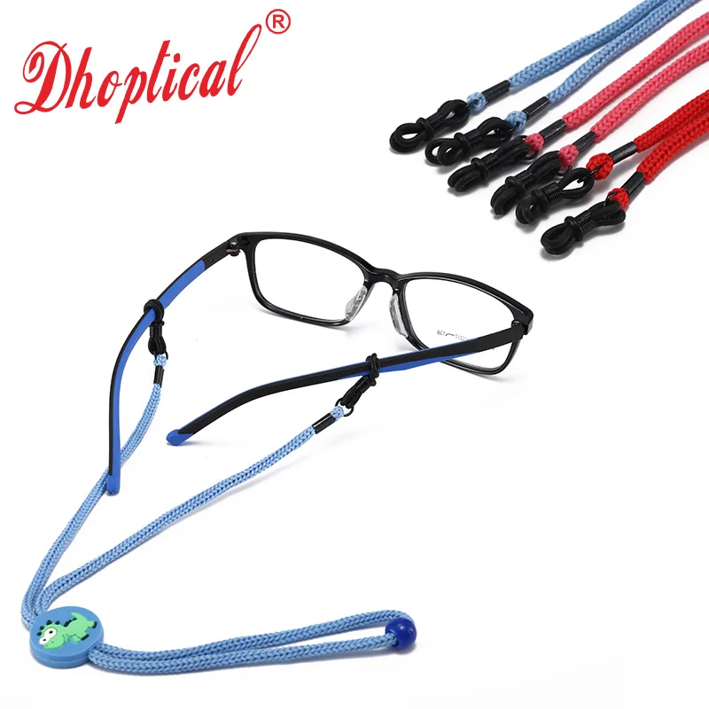 Eyeglasses cord for child avoid glasses slip cartoon button eyewear cord indenpent packing By dhoptical