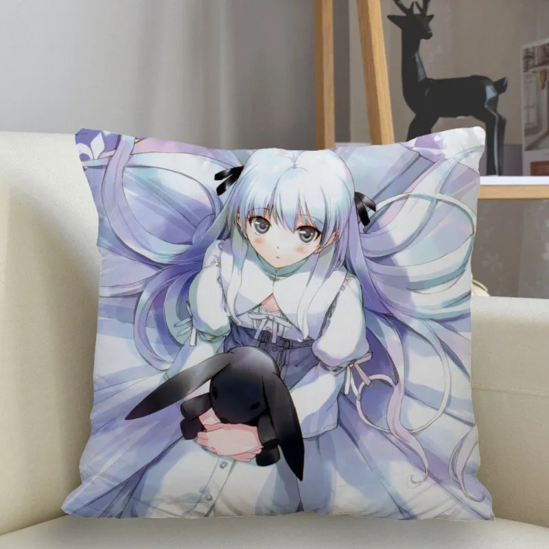 Musife Yosuga No Sora Pillowcase Custom Square Pillow Cover Case Zipper Pillowcase 35X35,40x40,45x45cm Drop Shipping