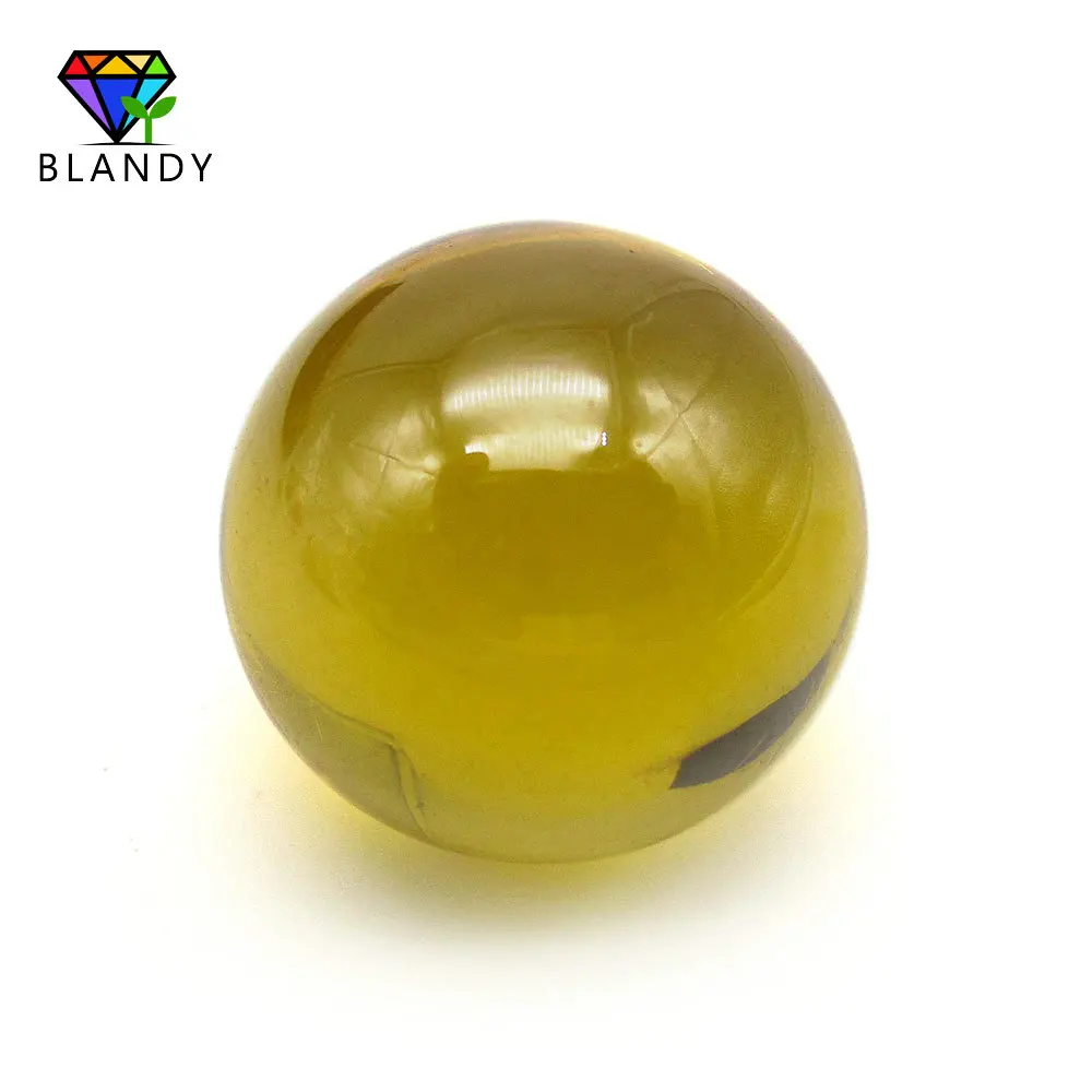 Round CZ Stones High Qaulity MOQ=1pc 20mm Round Ball Synthetic Pink Cubic Zirconia Stone For Jewelry