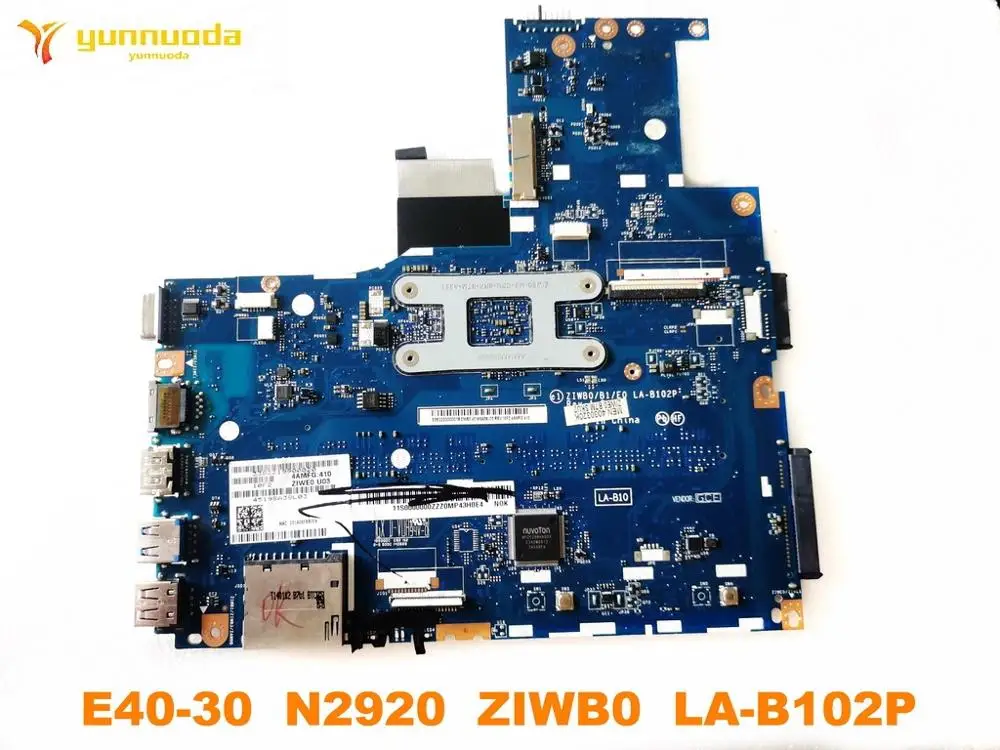 ZIWB0-LA-B102P para portátil, placa base para Lenovo B40-30, N2840, N2920, CPU, probada, buena