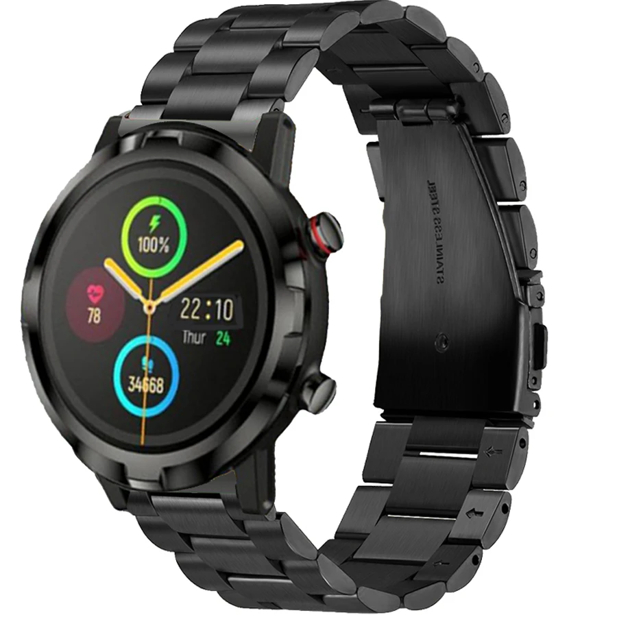 Stalowy pasek ze stali nierdzewnej dla Haylou RT LS05S smartband z zegarkiem metalowa bransoletka Quick Release dla Xiaomi Haylou LS02 opaska Correa
