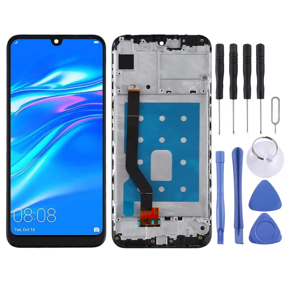 LCD Screen and Digitizer Full Assembly with Frame for Huawei Y7 Pro (2019)