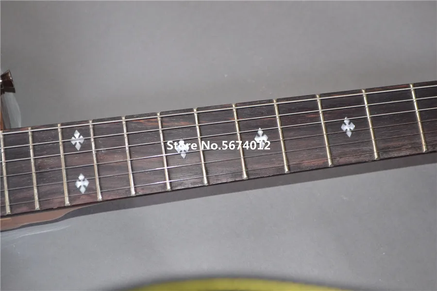 Heritage classic mahogany original wood color electric box guitar rose wood fingerboard free shipping