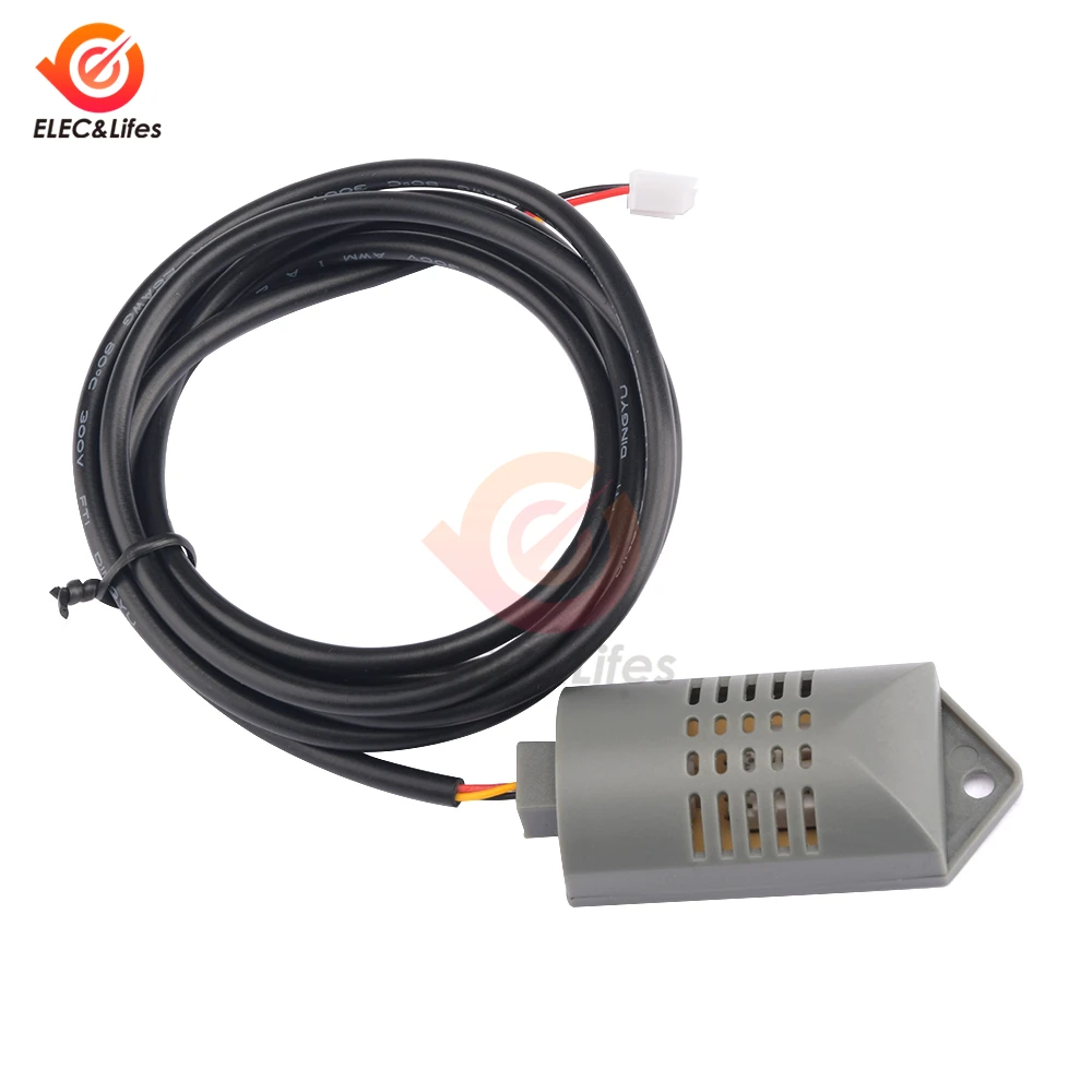 AM2120 Temperature and Humidity Sensor Probe With Case 1M/1.5M Extension Cable For XH-W3005 W3005