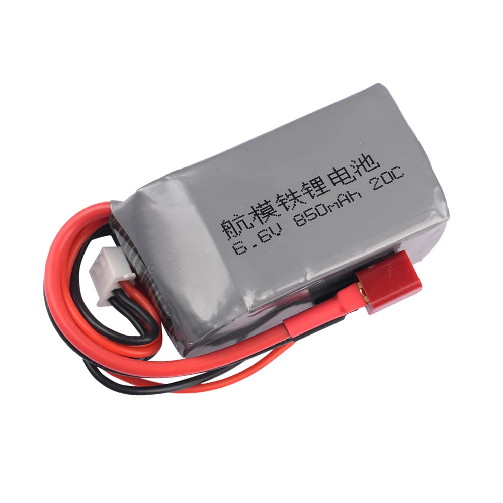 2pcs/lot RC Lipo Battery 2S 6.6V 850mAh 20C T/XT60/JST Plug For Receiver FPV Mini Indoor Drone Multirotor Quadcopter