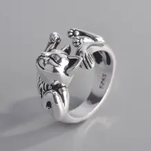 Thai Silver Kitten Ring for Women #3